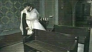 Priest Jean-Yves fucks bride Vivien: scene from Il confessionale