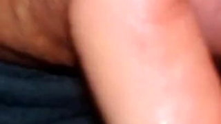 My Stepsister's Hand Is Covered in Precum and Then Thick Cum