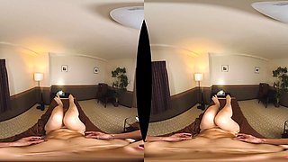 Raunchy asian spinner VR incredible adult scene