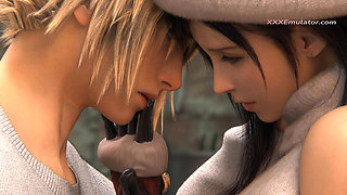 Tifa x Cloud: Blowjob and Pussy Licking (3D Gameplay) HQ