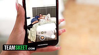 Cuck gf catches cum dumpster best friend