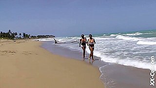 Ebony X 2 Having A Vacation In The Carribean Sea - Sunny Leone