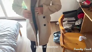 Math Teacher Fucks Student In Classroom - French MILF Alphalouna Homemade POV