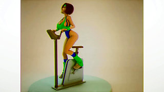 Sexy Girl Fucked by his Gym Trainer