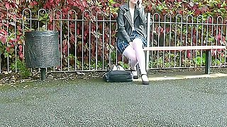 Horny Cheating Housewife is Stood Up FIXED; Public Masturbation, Cute Feet
