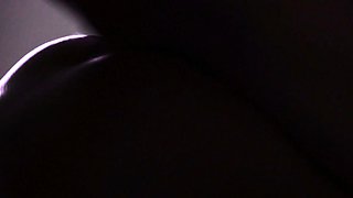 Nylon lesbian sucks feet and toes as Milf fingers pussy