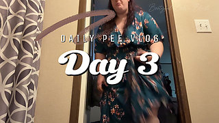 Daily Pee Diary: Desperately Needing to Pee in the Morning: Measuring Urine Output for 3 Days: Pee Diary 1: Bootyful Bella B