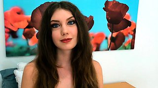 Amateur real small titted party teen slammed in gym class