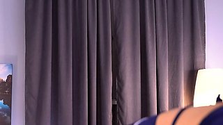 Close up with teen pussy pleased with dildo and vibrator