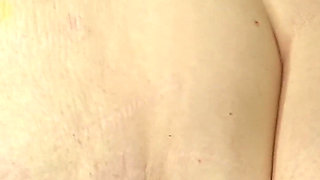 Jamdown26 - White SSBBW Wife Showing off Her Big Fat Ass Close up While Peeing and Gets Her Plush Big Pussy Fucked