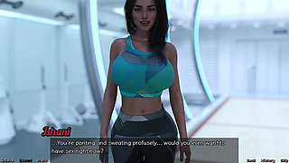 Stranded in Space - Petite Brunette Can't Stop Looking at Busty MILFs Tits