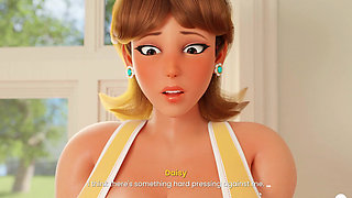 Mansion Days TABOO Hentai Game Ep.5 fucking STEPMOM THROAT in the LAUDRY ROOM while her DAUGHTERS are in the ROOM NEXT DOOR !