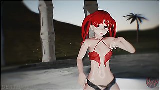 Mmd R18+ Kuroko B B F Beach Stage 1160