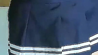 Schoolgirl Masturbating Ass Worship Suck and Ride Dick