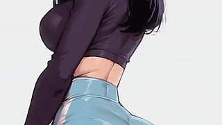 My New Girlfriend [ Taboo Hentai Game ] Ep.34 My GF Do a Sexy Secretary Role Play Photoshoot with a Stranger!