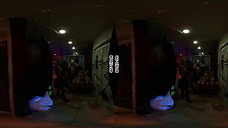 Halloween House Party: Cum-Slinger - WankzVR - SexLikeReal