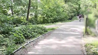 Blonde Tourist With Big Tits Rides A Stranger While Her Boyfriend Watches