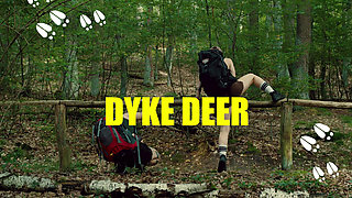 Dyke Deer Lesbian Domination in the Forest with Mushroom Sofi