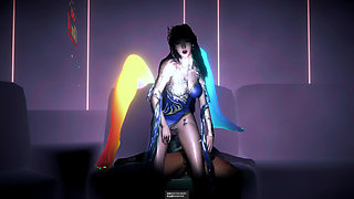 3D Horny Slut Cosplay Stripper Got Her Wet Pussy Fucked so Hard