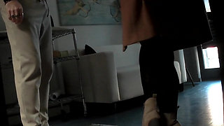 FUCKED IN THE OFFICE ON MY LOVESEAT WITH FAKE CLIENT