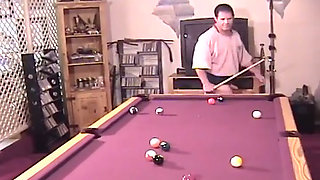 Young Hot Couple Enjoys Passionate Sex After Pool Game