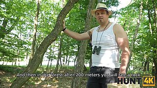 Forest strawberry bet led to a fire rail