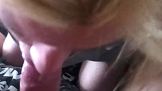 Amateur Wife Sucking Big Cock Deepthroat Blowjob