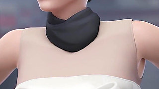 Tracer Got Bored with Guys - Tight Hole Double Penetration 3D Overwatch Animation