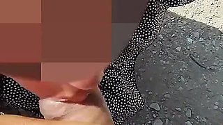 French MILF Blowjob Amateur on Nude Beach Public in Greece to Stranger with Cumshot - Misscreamy