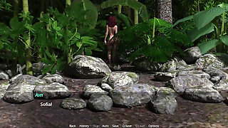 The Lust City - Beautiful Red Head Strips in Jungle and Gives Me Hot Blowjob and Massive Pussy Creampie