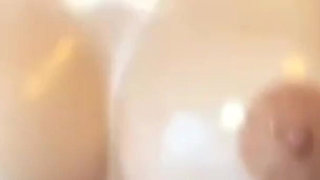 Big Titty Latex JOI Cumshot on Boobs