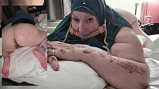 Hijabi Cripple Bum BDSM From Both Angles