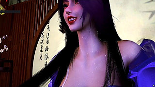 The Seductive Goddess of Virtual Flames - 3D Animation Hentai