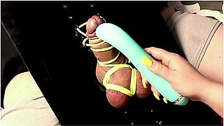 Tourture Board! You Cant Cum Until I Say (big Cum Load) Edging His Cock
