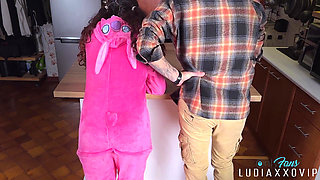 "daddy?! I Think I Like That.!" Naive Innocent and Cute 18yo Stepdaughter Taboo