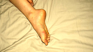 Caught Alice Klay Masturbating Her Little Pink Pussy at Night