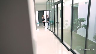 Wild Office Girl's Hardcore Passion in a Hotel Encounter