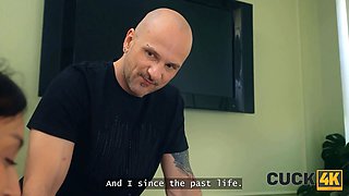 Cuck4k. two peckers 1 facehole blowjob: party went so well!